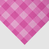 Bubblegum Pink Bright Tartan Kariertes Muster druc Seidenpapier (Ausschnitt)