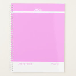 Bubblegum Pink Minimalist Planer