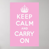 Bubblegum Pink Poster (Vorne)