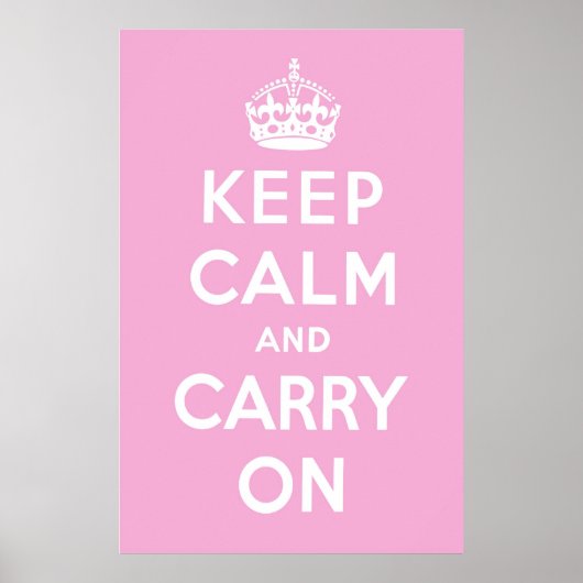 Bubblegum Pink Poster (Vorne)