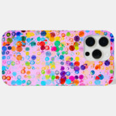 Bubblegum Polka Dot Pixly Case Mate iPhone Case (Rückseite (Horizontal))