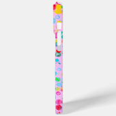 Bubblegum Polka Dot Pixly Case Mate iPhone Case (Rückseite / Links)