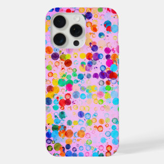 Bubblegum Polka Dot Pixly Case Mate iPhone Case 15 Pro Max Hülle