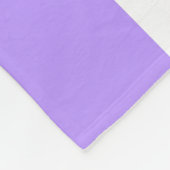 Bubblegum Regenbogen und weiße Streifen Fleecedecke (Ecke)