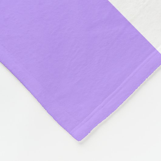 Bubblegum Regenbogen und weiße Streifen Fleecedecke (Ecke)