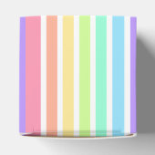 Bubblegum Regenbogen und weiße Streifen Geschenkschachtel (Oben)