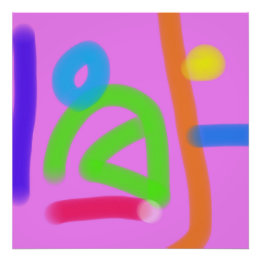 Bubblegum-Rhythmus Fotodruck
