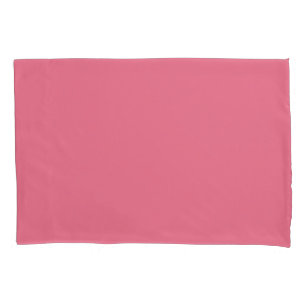 Bubblegum Rosa Farbdruck, Rot Rosa Rosa Kissenbezug