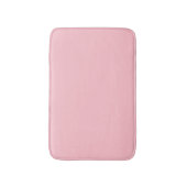 Bubblegum Rosa Farbe Badematte (Vorderseite Vertikal)
