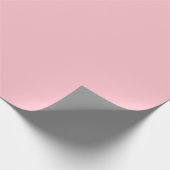 Bubblegum Rosa Farbe Geschenkpapier (Ecke)
