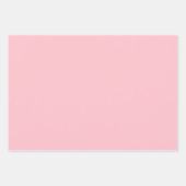 Bubblegum Rosa Farbe Geschenkpapier Set (Vorderseite)