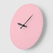 Bubblegum Rosa Farbe Große Wanduhr (Winkel)