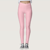 Bubblegum Rosa Farbe Leggings (Vorderseite)