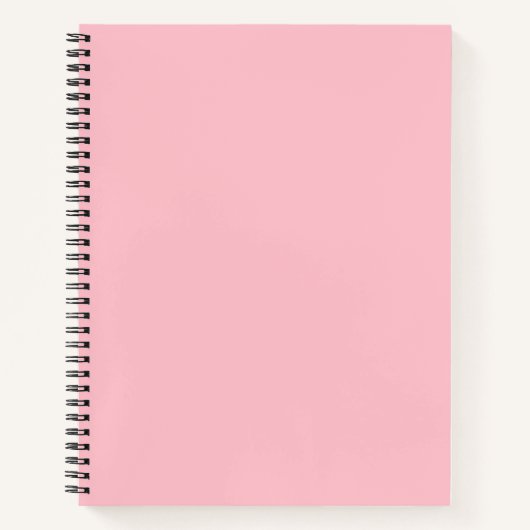Bubblegum Rosa Farbe Notizblock (Vorderseite)