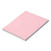 Bubblegum Rosa Farbe Notizblock (Rotiert)