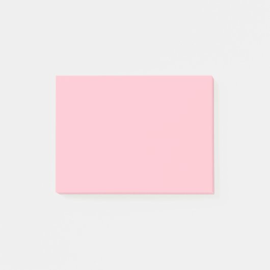 Bubblegum Rosa Farbe Post-it Klebezettel (Vorderseite)