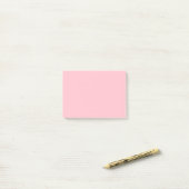 Bubblegum Rosa Farbe Post-it Klebezettel (Auf Schreibtisch)