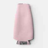 Bubblegum rosa Hübsch und Yummy Solid Color Flaschenkühler (Vorderseite)