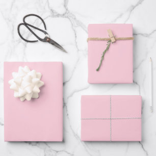 Bubblegum rosa Hübsch und Yummy Solid Color Geschenkpapier Set