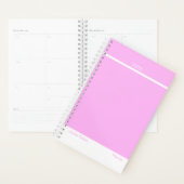 Bubblegum-Rosa Minimalistischer Planer (Anzeige)