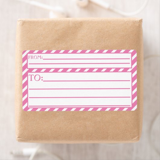 Bubblegum Rosa Streifen (Insitu)