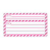 Bubblegum Rosa Streifen (Vorne)