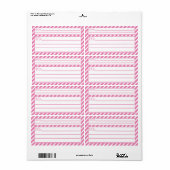 Bubblegum Rosa Streifen (Vorne)