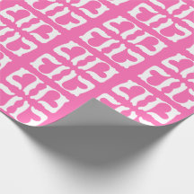 Bubblegum Rosa und Weiße Herzen