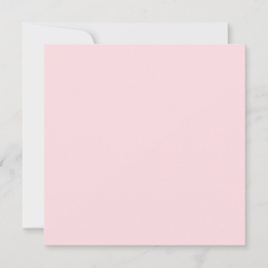 Bubblegum Rosa Uni-Farbe  Karte (Vorderseite)