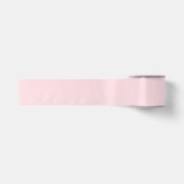 Bubblegum Rosa Uni-Farbe Satinband (Vorderseite)