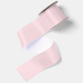 Bubblegum Rosa Uni-Farbe Satinband (Rückseite)