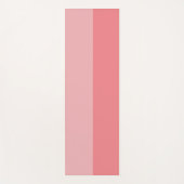 Bubblegum rosa, zwei Töne gestreiftes Yogamat Yogamatte (Vorderseite)