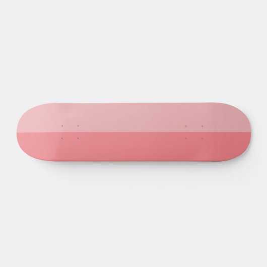 Bubblegum rosa zweifarbiges Skateboard (Horizontal)