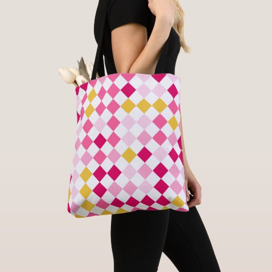 Bubblegum Sunrise Harlequin Tasche (Von Nahem)