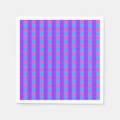 Bubblegum Tartan Print, Serviette (Vorderseite)
