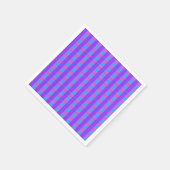 Bubblegum Tartan Print, Serviette (Ecke)