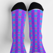 Bubblegum Tartan Print, Socken (Oben)