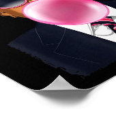 Bubblegum Trump Blowing Bubble Gum Christmas Nk Tr Poster (Ecke)