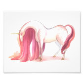Bubblegum Unicorn Foto Print (Vorne)