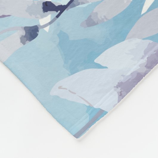 Bubblegum Watercolor Pygmy Mama - Baby GetYerGoat™ Fleecedecke (Ecke)