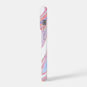 Bubblegummarmor benutzerdefinierbar iPhone hülle (Linke Seite)