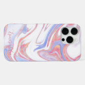 Bubblegummarmor benutzerdefinierbar iPhone hülle (Rückseite (Horizontal))