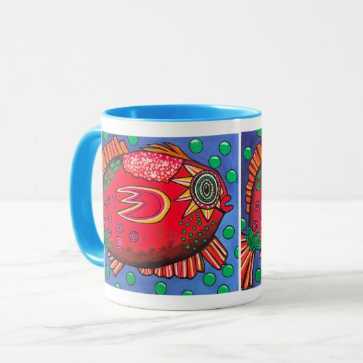 Bubblelicious Tasse (Vorderseite Links)