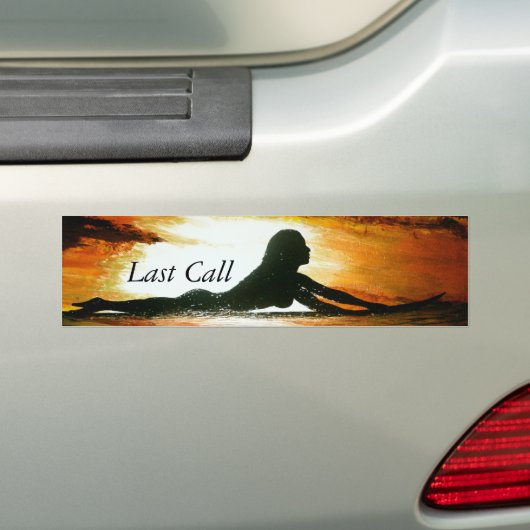 Bubblepazifische Autoaufkleber, letzter Anruf Autoaufkleber (Auf Auto)