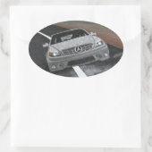 Bubblepazifische Autoaufkleber, Mercedes Ovaler Aufkleber (Tasche)