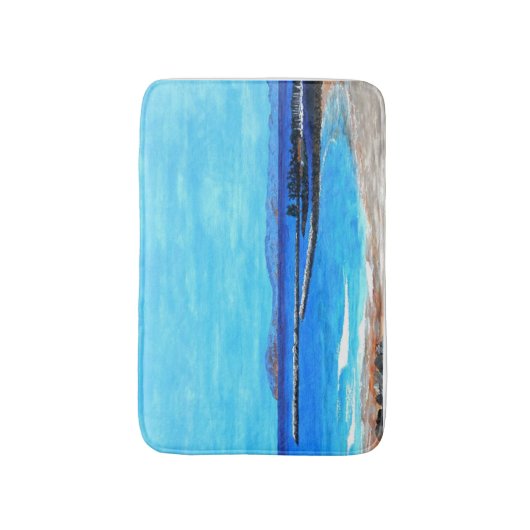 Bubblepazifische Badematten (Vorderseite Vertikal)