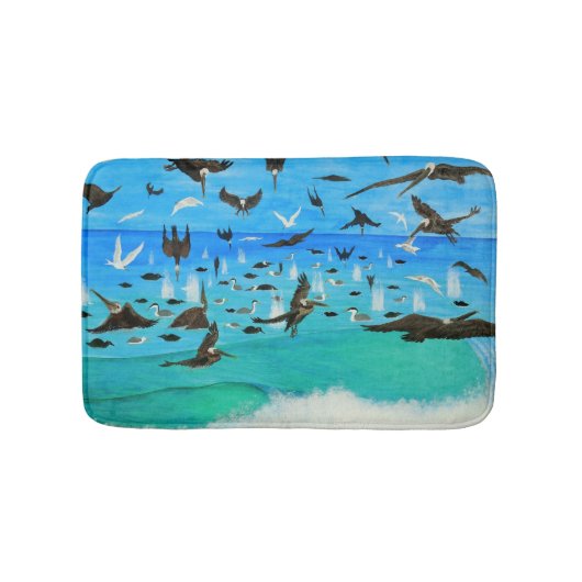 Bubblepazifische Bathmatten Badematte (Vorderseite)