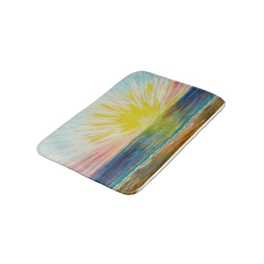 Bubblepazifische Bathmatten Badematte (Schrägansicht)