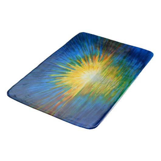 Bubblepazifische Bathmatten Badematte (Schrägansicht)