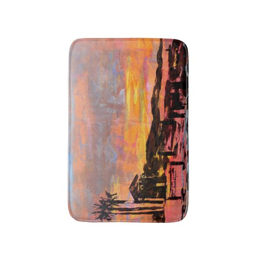 Bubblepazifische Bathmatten Badematte (Vorderseite Vertikal)